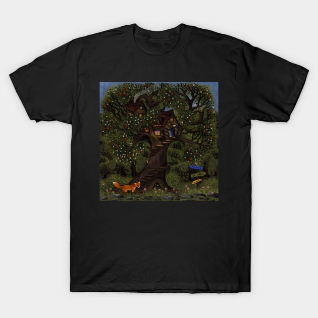 TreeHouse T-Shirt by Laura Ridger 